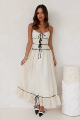 Caprice Frill Midi Cami Dress